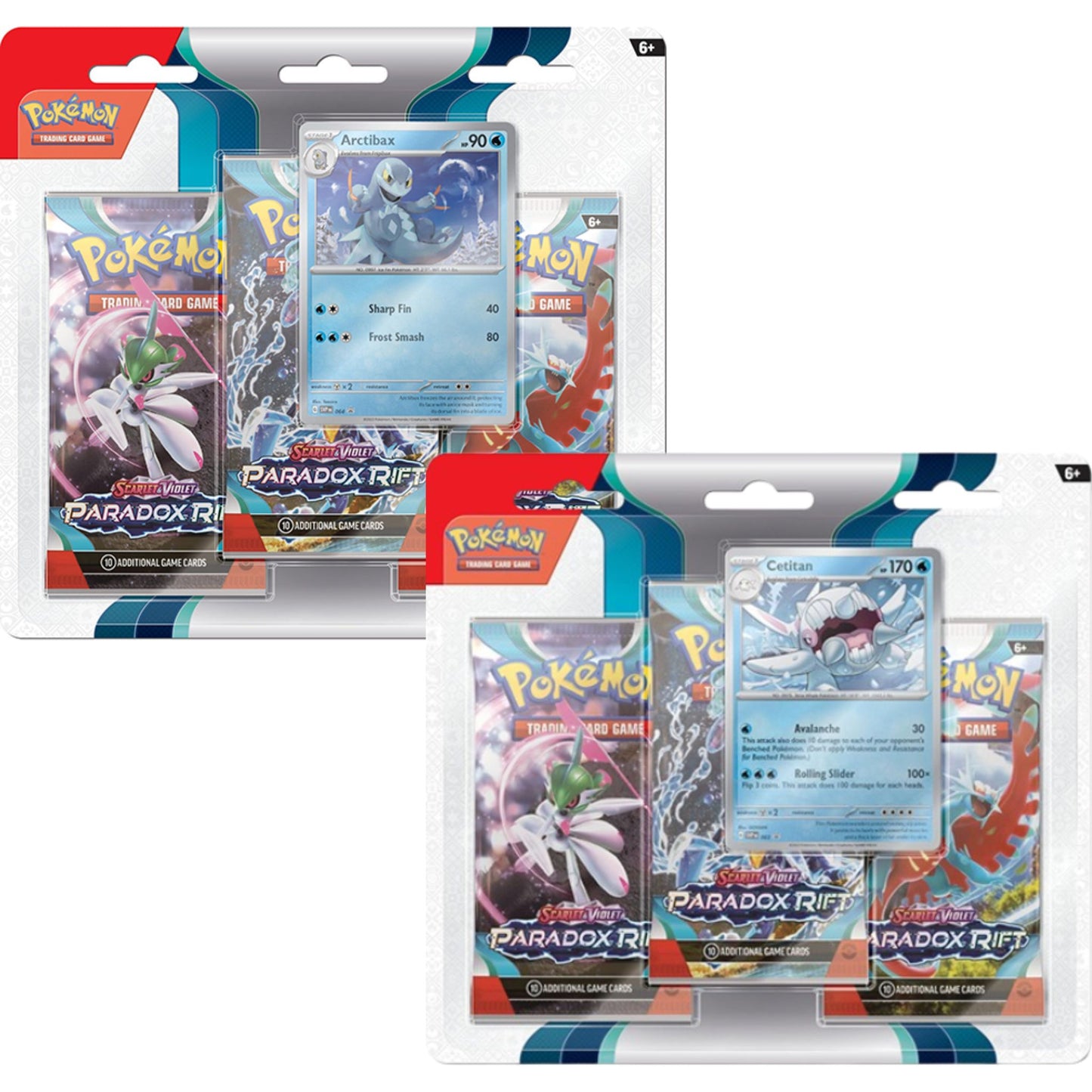 Pokemon Scarlet & Violet Paradox Rift 3 Booster Pack Blister - Trading Card Market