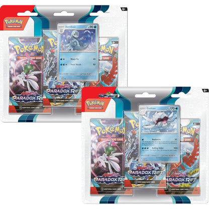 Pokemon Scarlet & Violet Paradox Rift 3 Booster Pack Blister - Trading Card Market