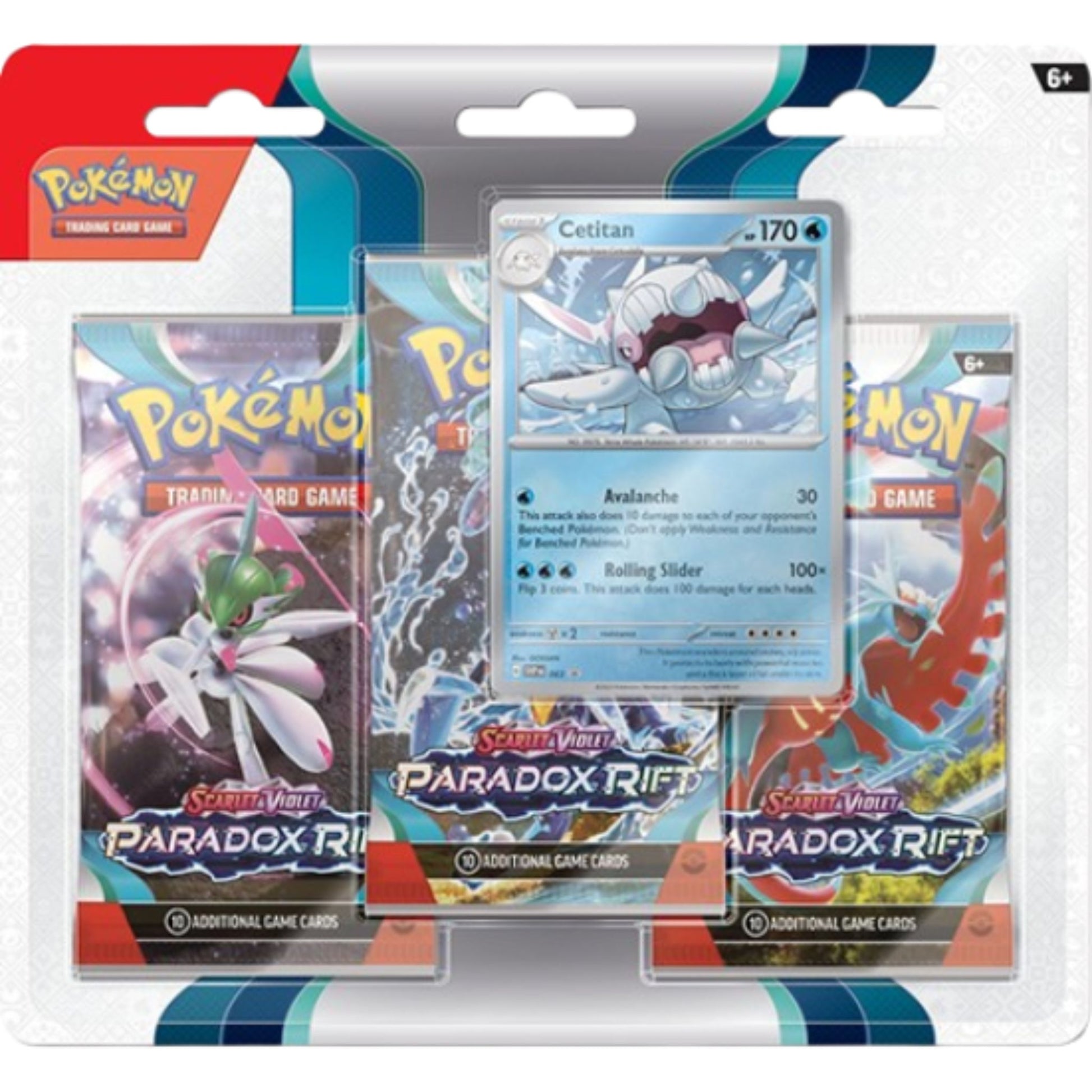 Pokemon Scarlet & Violet Paradox Rift 3 Booster Pack Blister - Trading Card Market