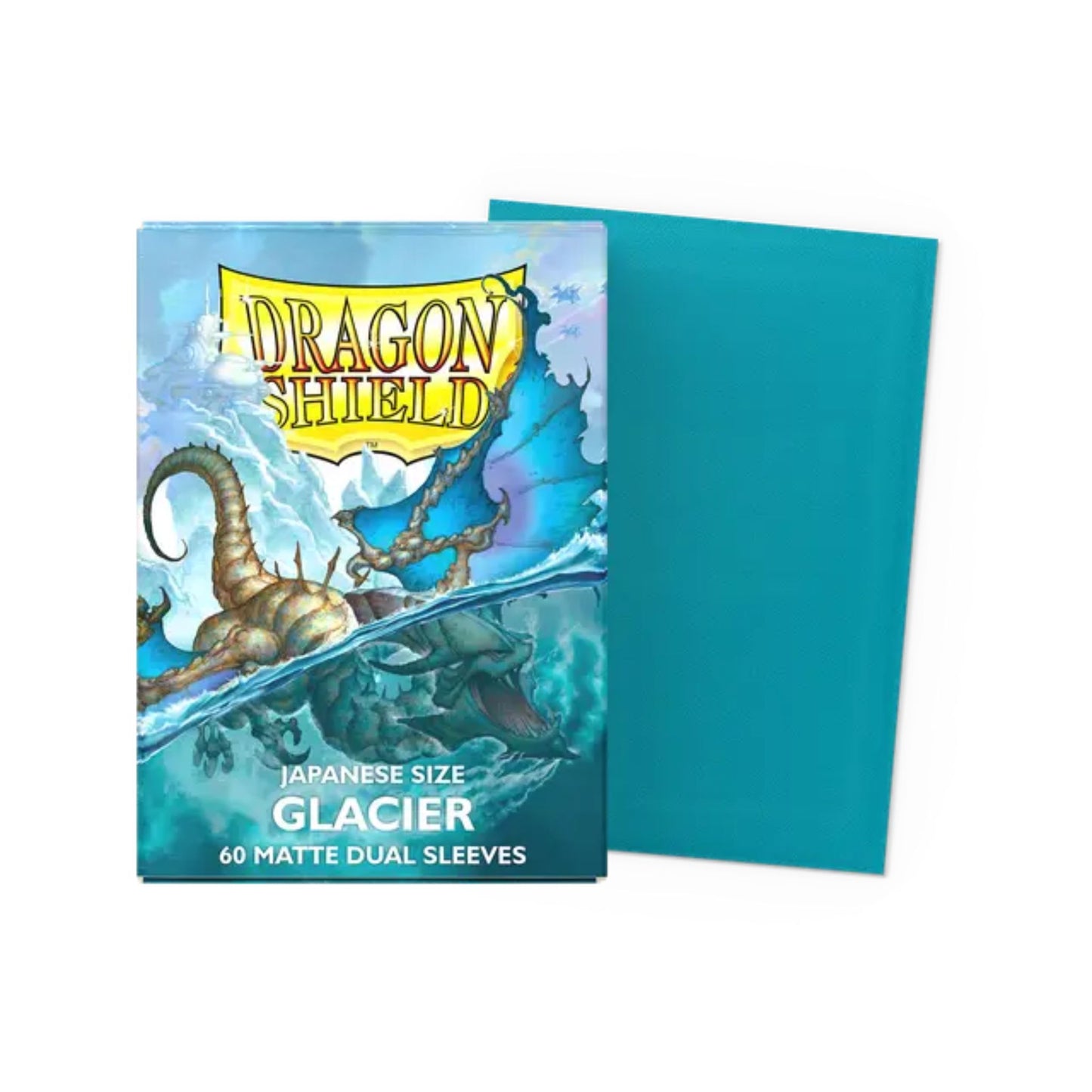 Dragon Shield Sleeves Japanese Dual Matte Glacier Miniom - Trading Card Market