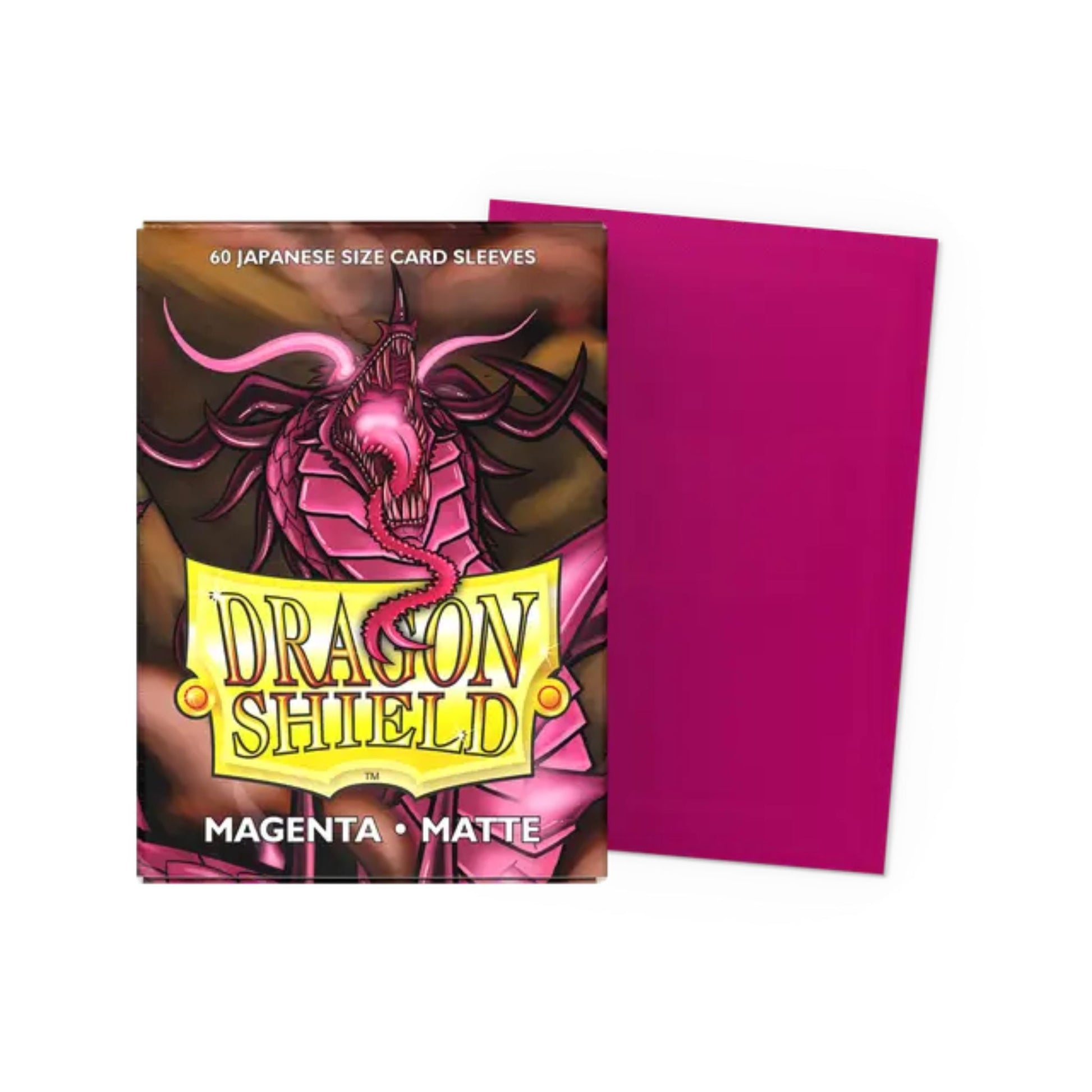 Dragon Shield Sleeves Japanese Matte Magenta Trading Card Market Dragon Shield Sleeves Japanese Matte Magenta Trading Card Market