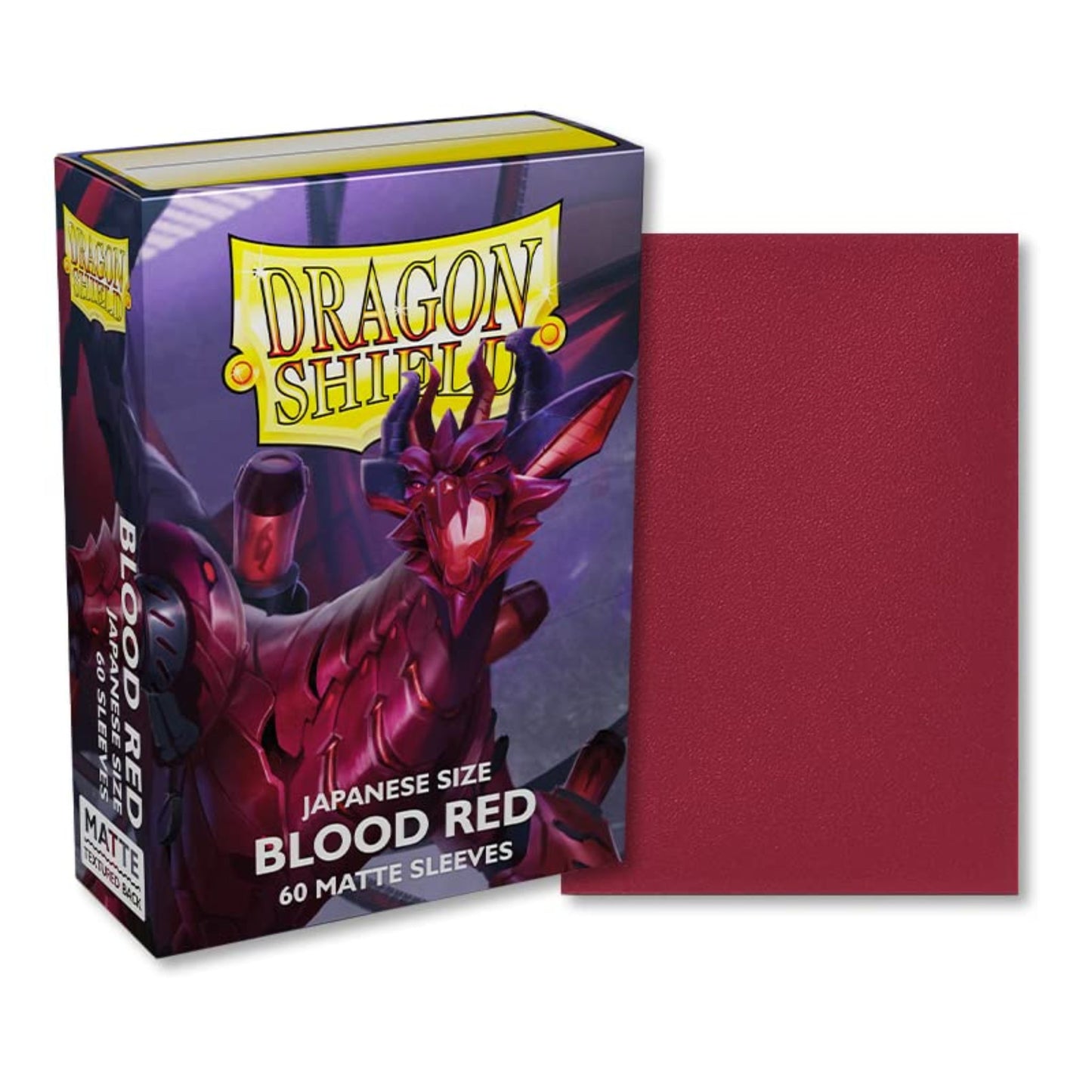 Dragon Shield Sleeves Japanese Matte Blood Red Juusouken - Trading Card Market