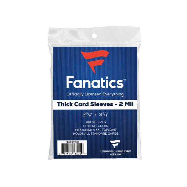 Fanatics Thick Soft Sleeves Trading Card Market Fanatics Thick Soft Sleeves Trading Card Market