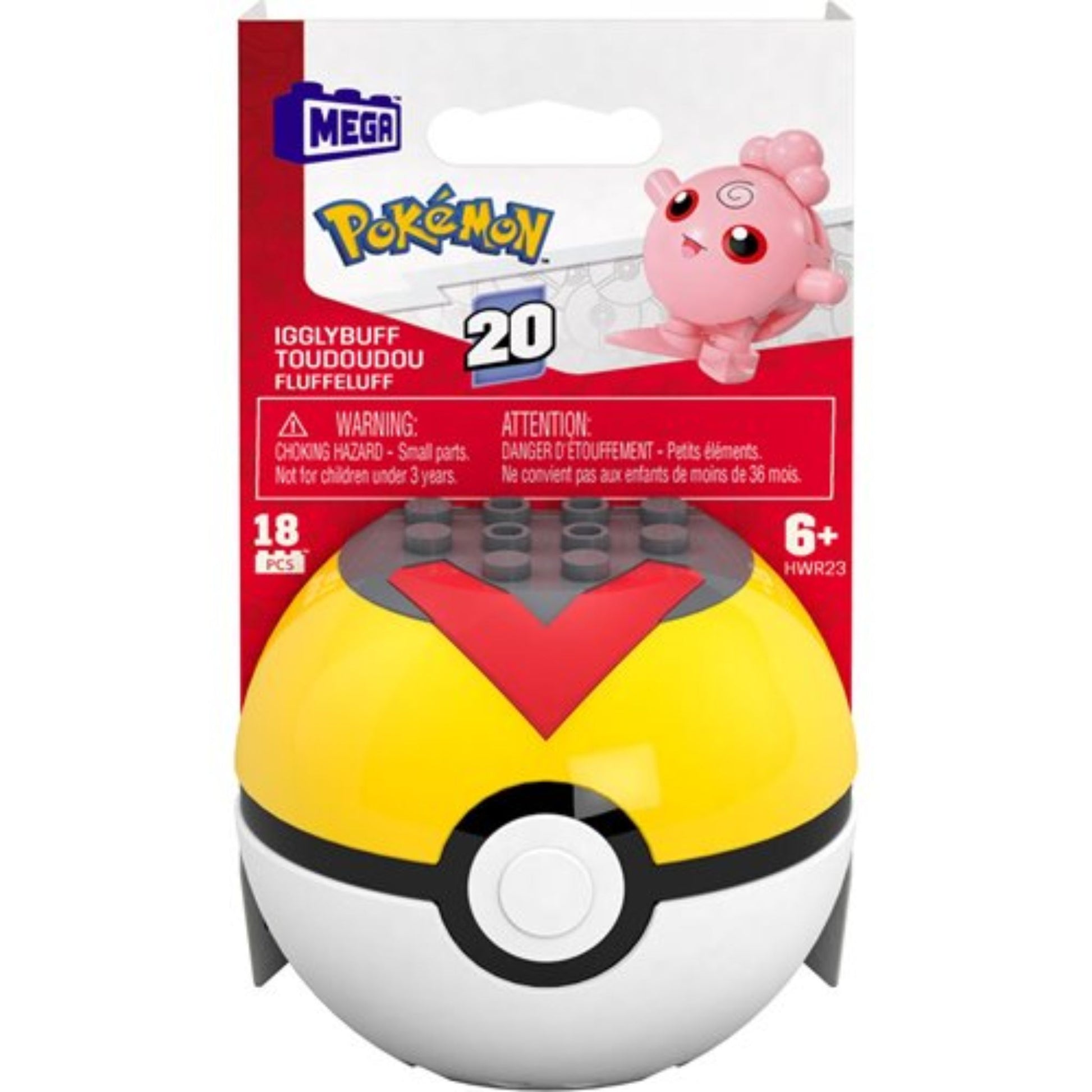 Mattel Mega Construx Pokemon Generations Igglybuff Poke Ball - Trading Card Market