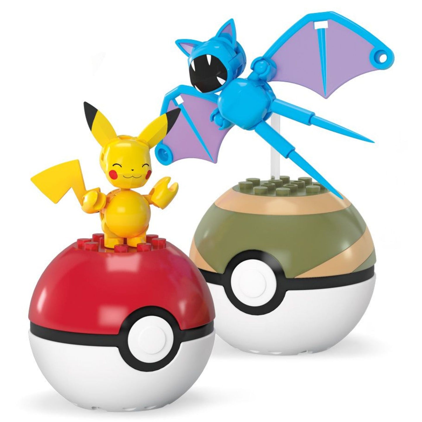 Mega Construx Pokemon Poke Ball Collection Pikachu & Zubat - Trading Card Market