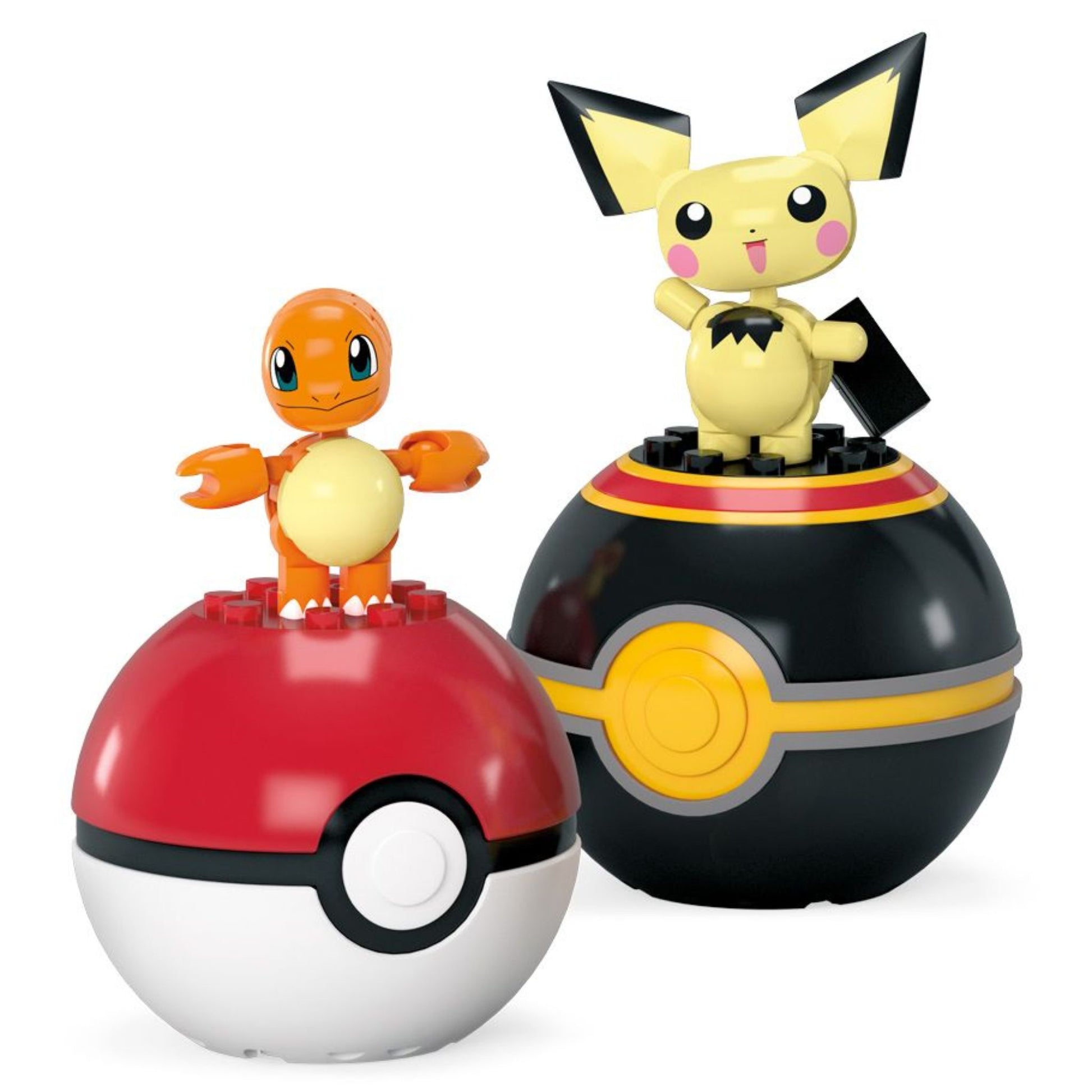 Mega Construx Pokemon Poke Ball Collection Charmander & Pichu - Trading Card Market