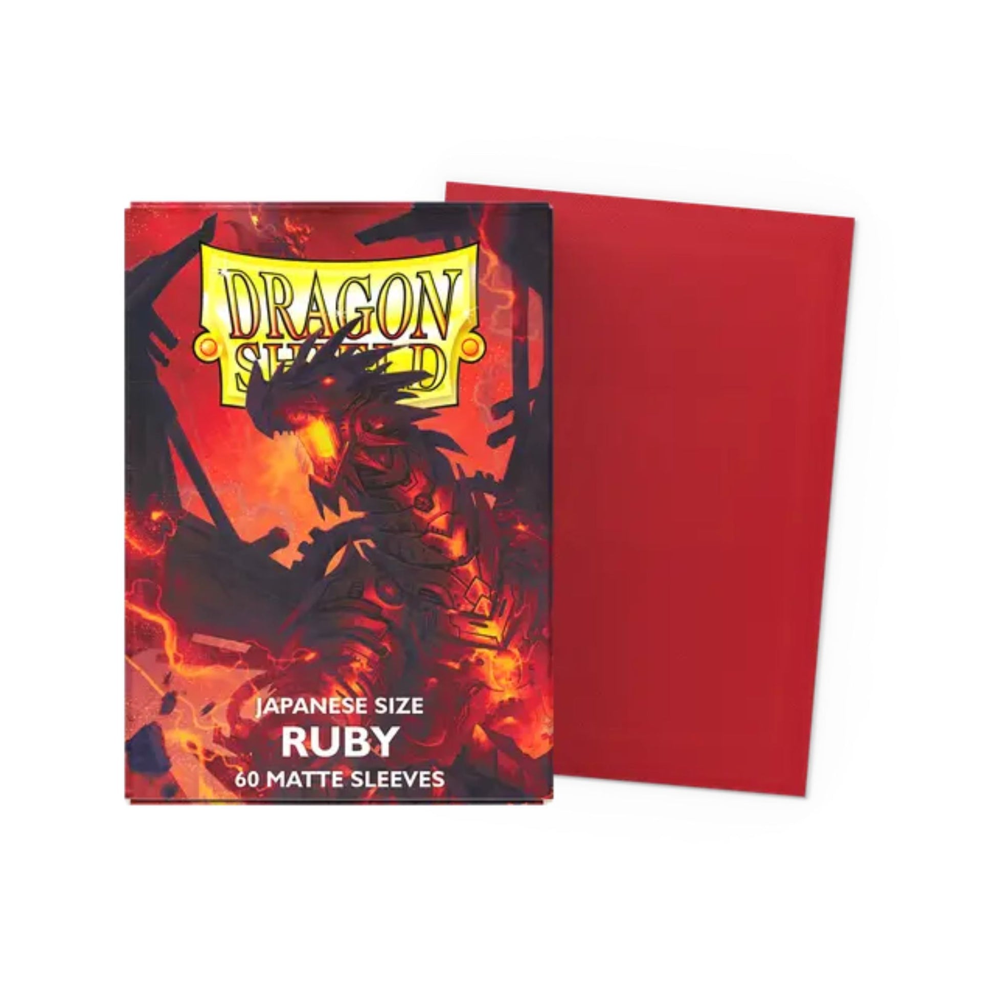 Dragon Shield Sleeves Japanese Matte Ruby Geledar – Trading Card Market
