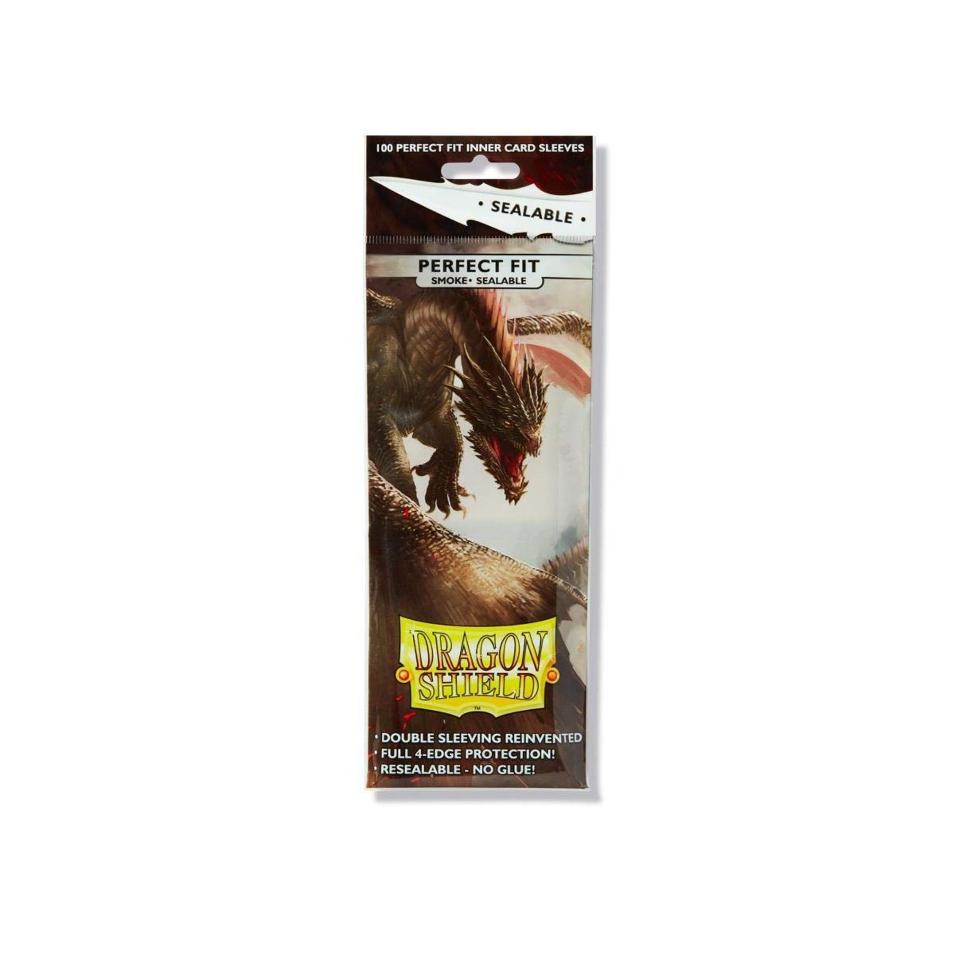 Dragon Shield Sleeves Perfect Fit Sealable Smoke - Trading Card Market