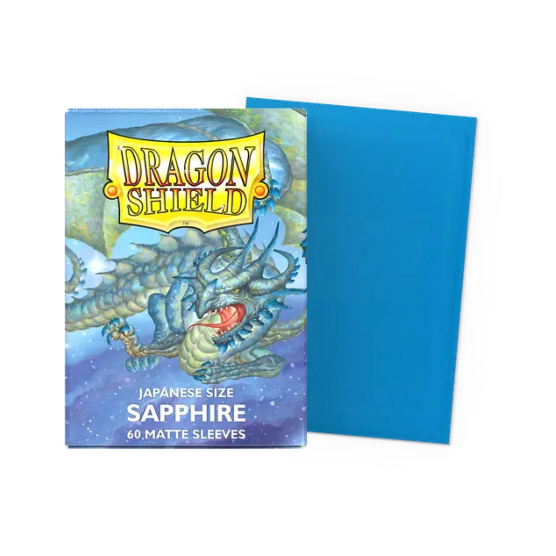 Dragon Shield Sleeves Japanese Matte Sapphire Turikos - Trading Card Market
