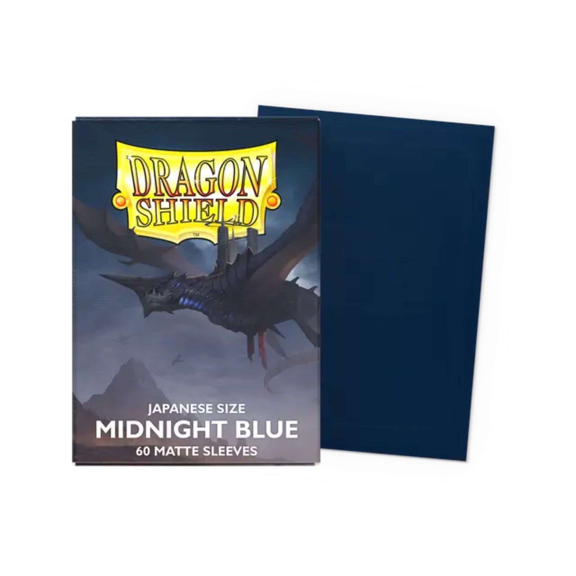 Dragon Shield Sleeves Japanese Matte Midnight Blue - Trading Card Market