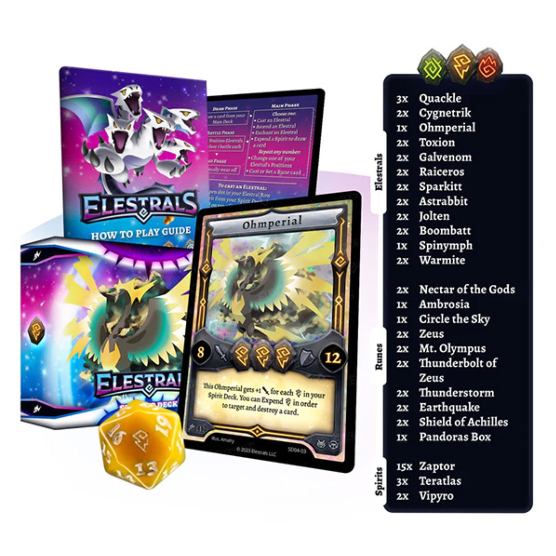 Elestrals 1st Edition Starter Deck Ohmperial - Trading Card Market