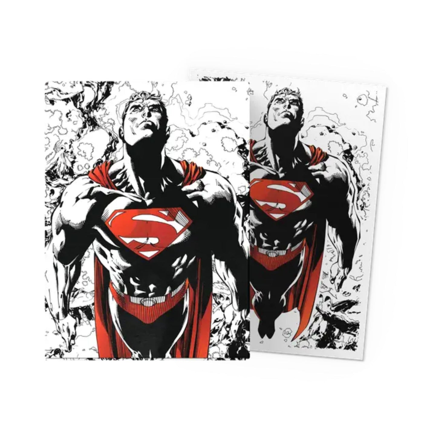 Dragon Shield Standard Matte Superman Core Red and White Sleeves - Trading Card Market