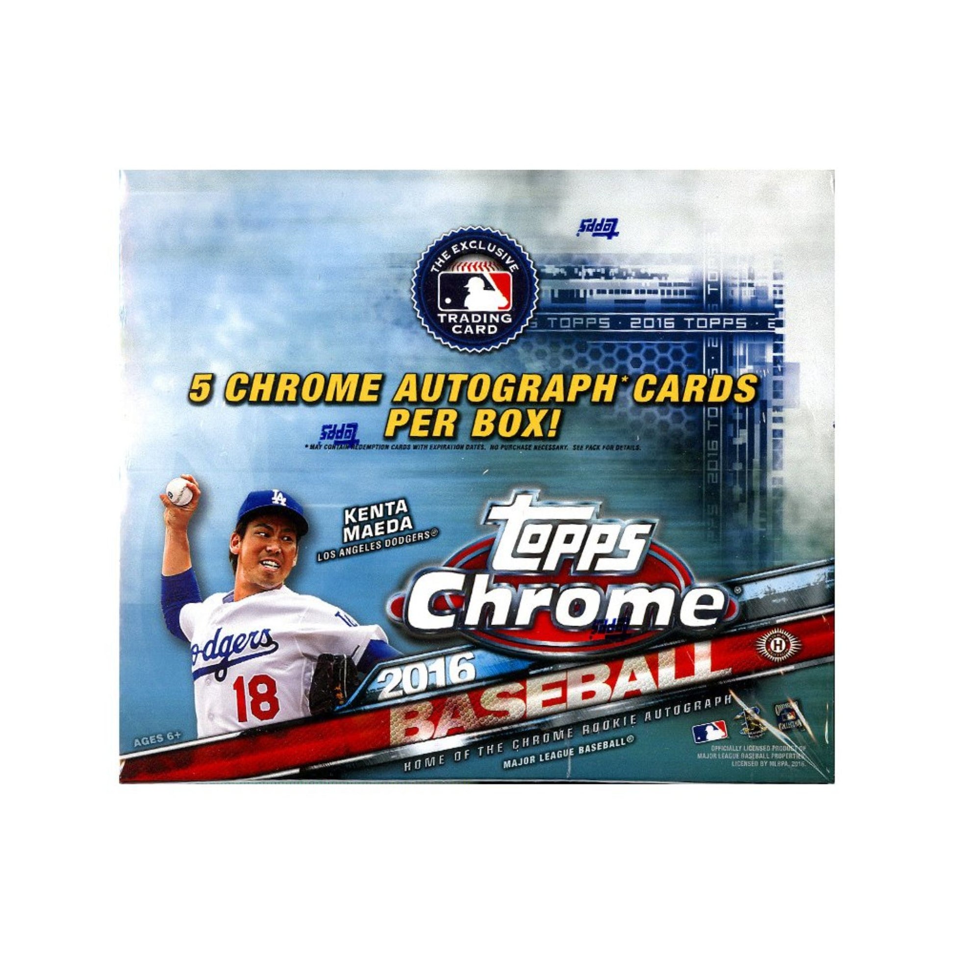 2016 Topps Chrome Jumbo Baseball Box - Trading Card Market