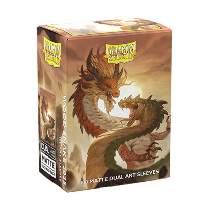 Dragon Shield Standard Dual Matte Wood Snake Sleeves - Trading Card Market