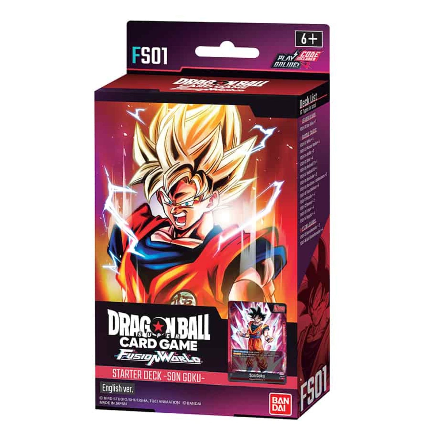 Dragon Ball Super Fusion World Son Goku Starter Deck - Trading Card Market