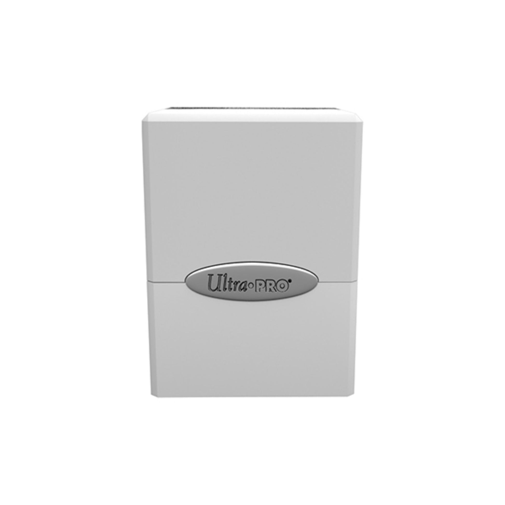 Ultra Pro Satin Cube 100+ Solid White Deckbox (Arctic) - Trading Card Market