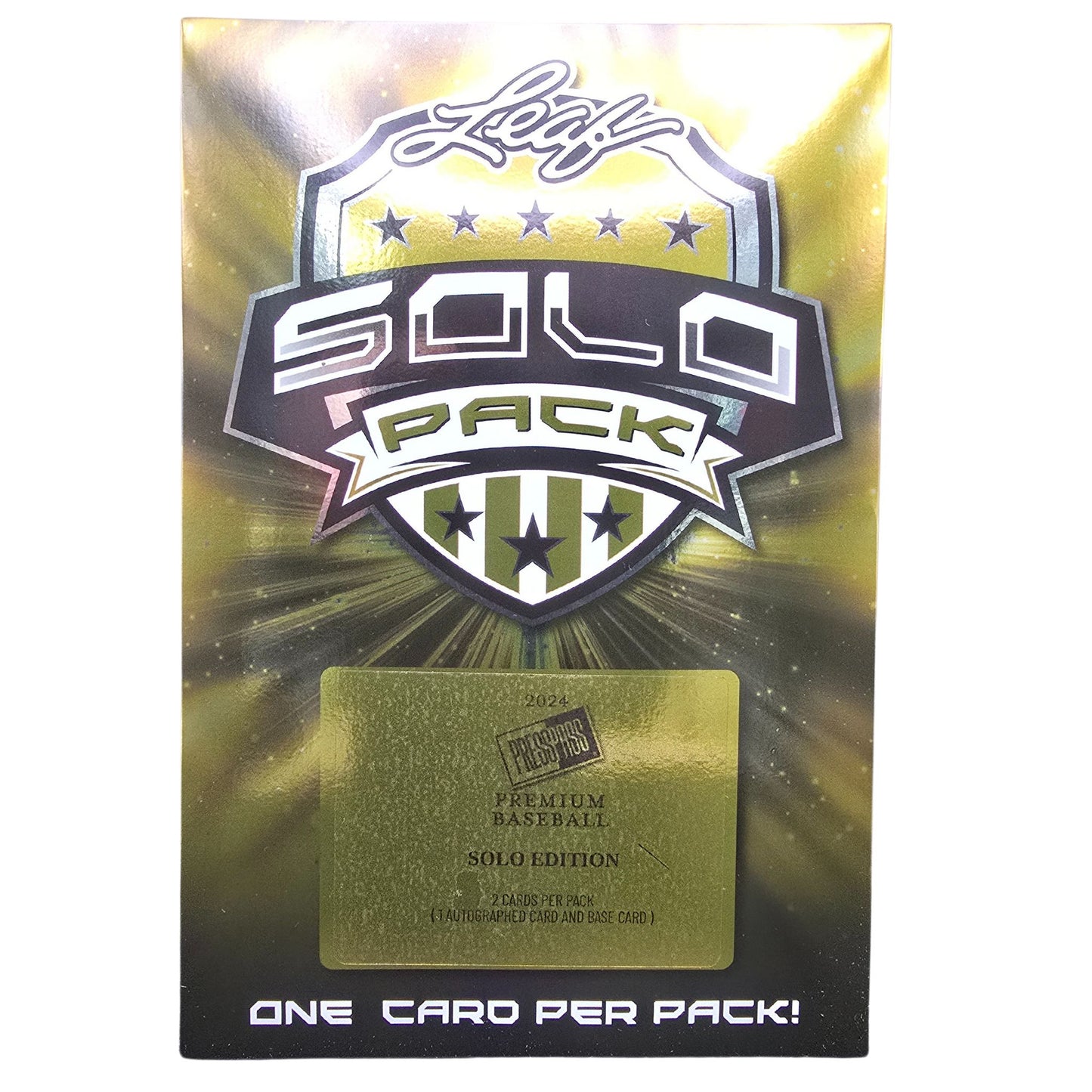 2024 Leaf Press Pass Premium Baseball Solo Edition - Trading Card Market