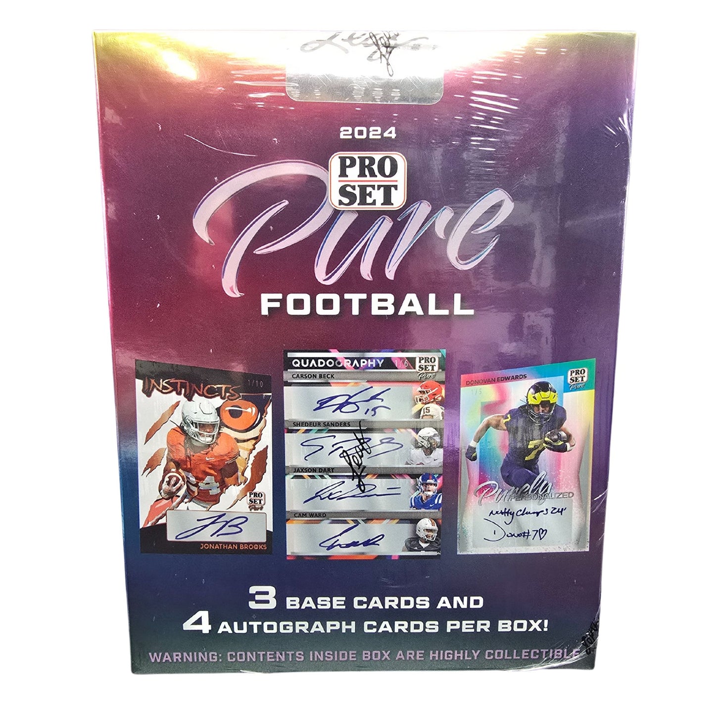 2024 Leaf Pro Set Pure Football Hobby Box - Trading Card Market