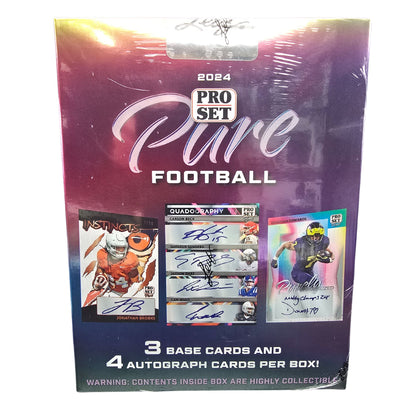 2024 Leaf Pro Set Pure Football Hobby Box - Trading Card Market