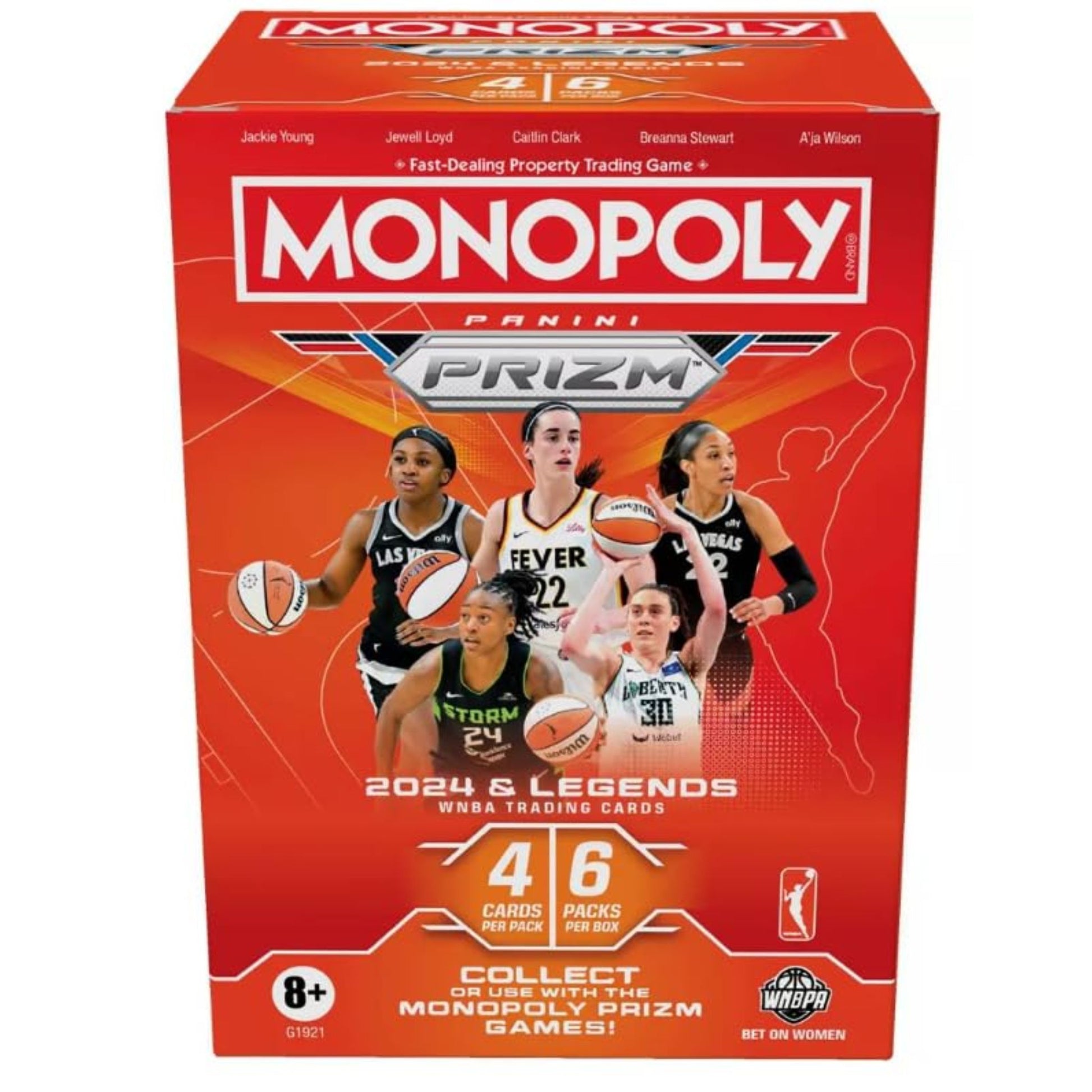 2024 Panini Prizm Monopoly WNBA Basketball Blaster Box 2024 Panini Prizm Monopoly WNBA Basketball Blaster Box