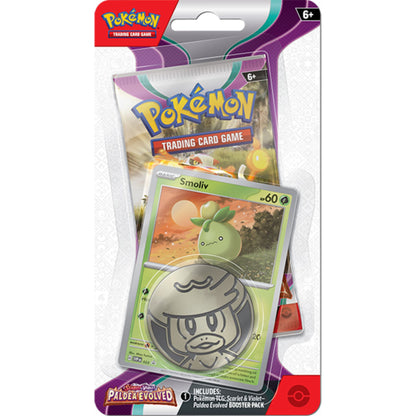 Pokemon Scarlet & Violet Paldea Evolved Checklane Blister - Trading Card Market