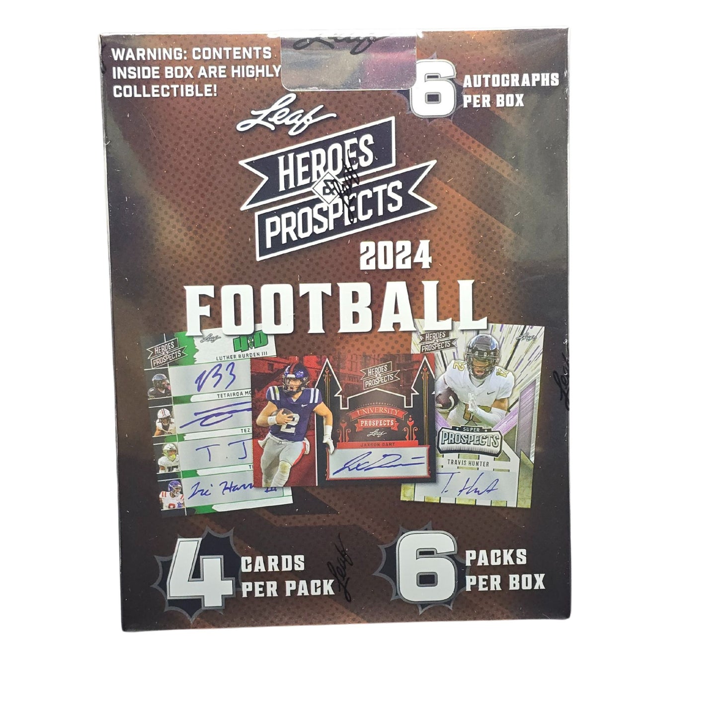 2024 Leaf Heroes & Prospects Football Hobby Box - Trading Card Market