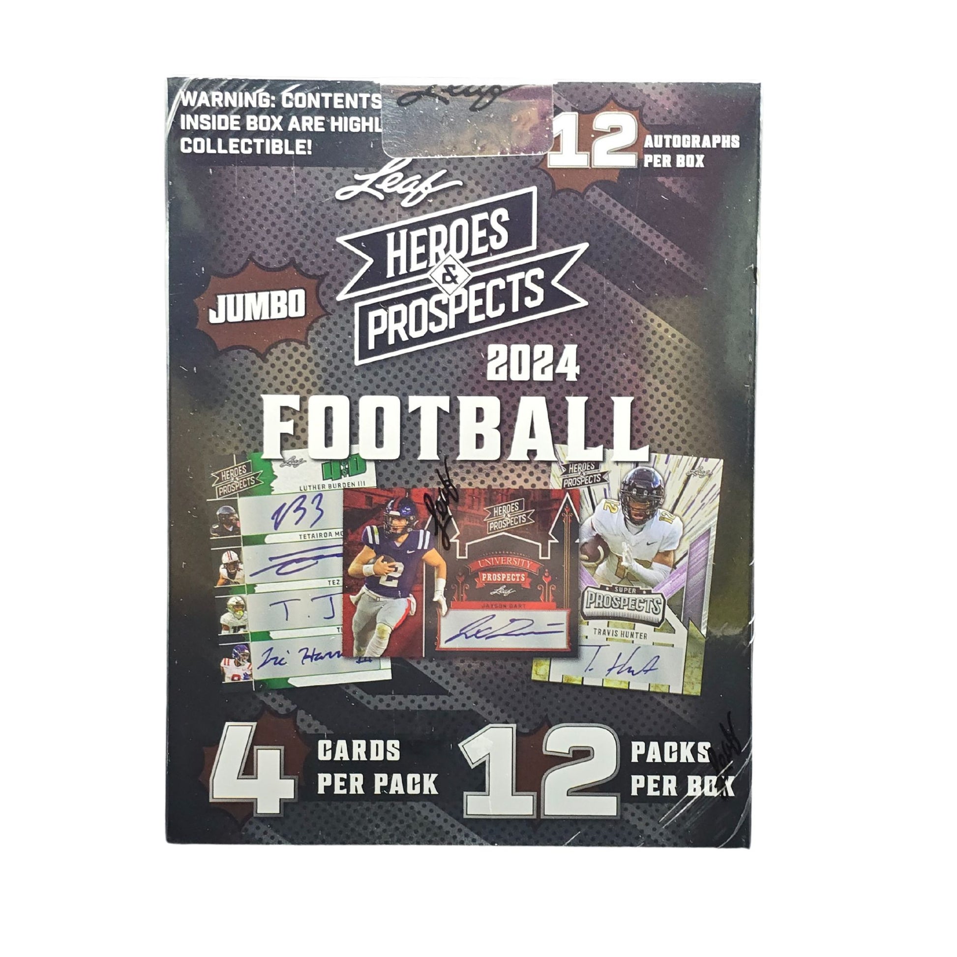 2024 Leaf Heroes & Prospects Football Jumbo Box - Trading Card Market