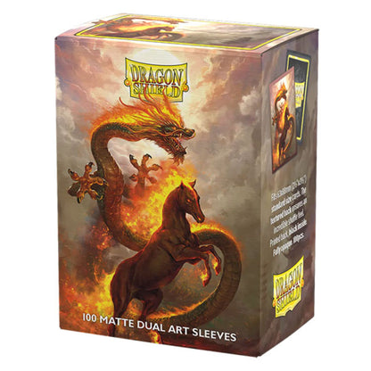 Dragon Shield Standard Dual Matte Fire Horse 2026 Art Sleeves - Trading Card Market