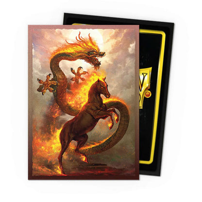 Dragon Shield Standard Dual Matte Fire Horse 2026 Art Sleeves - Trading Card Market
