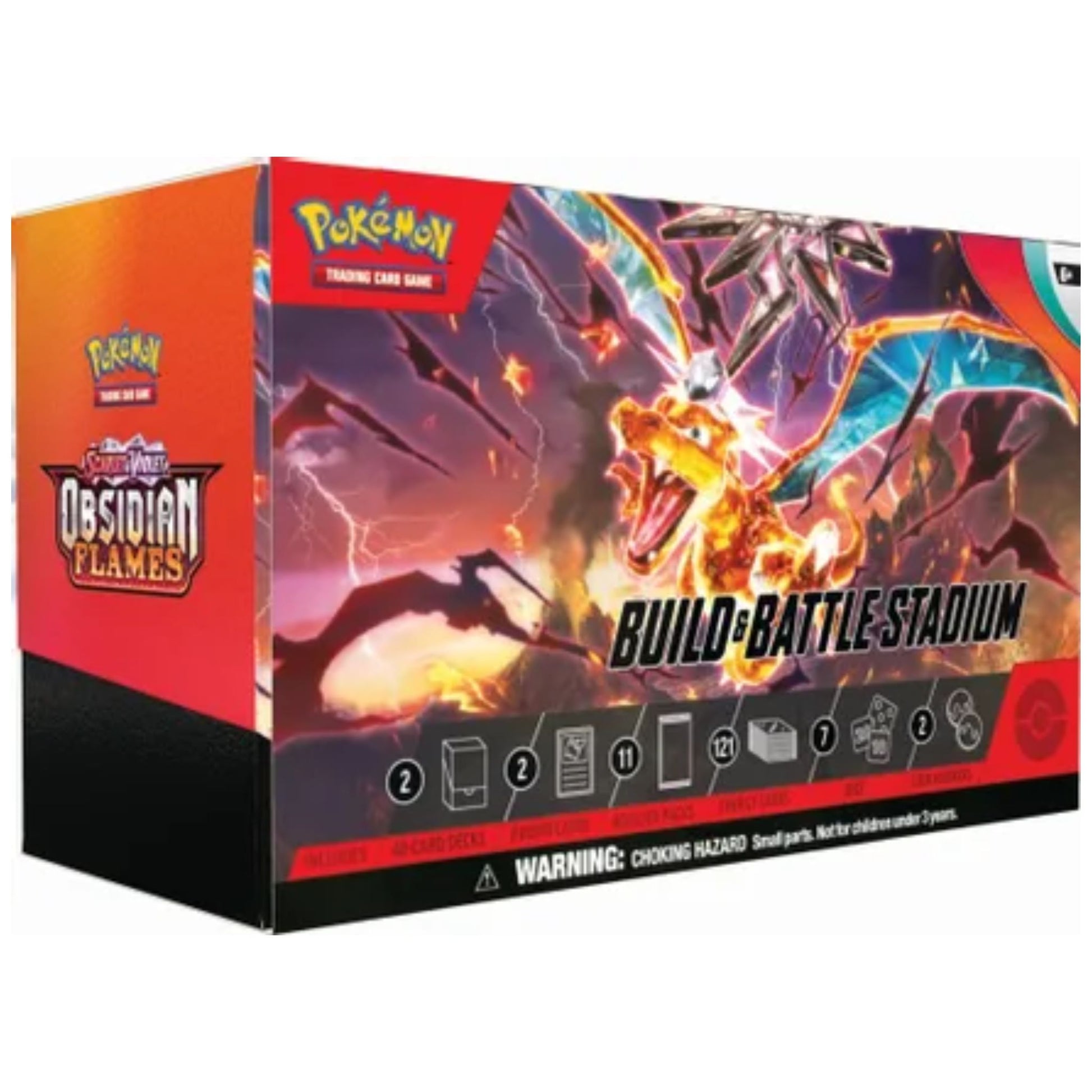 Pokemon Scarlet & Violet Obsidian Flames Build & Battle Stadium - Trading Card Market