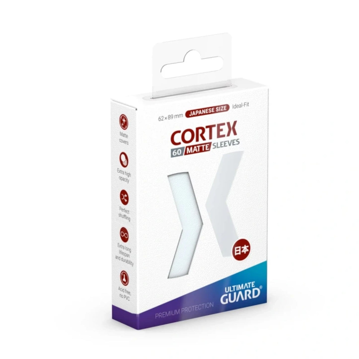 Ultimate Guard Cortex Sleeves Japanese Size Matte Transparent - Trading Card Market