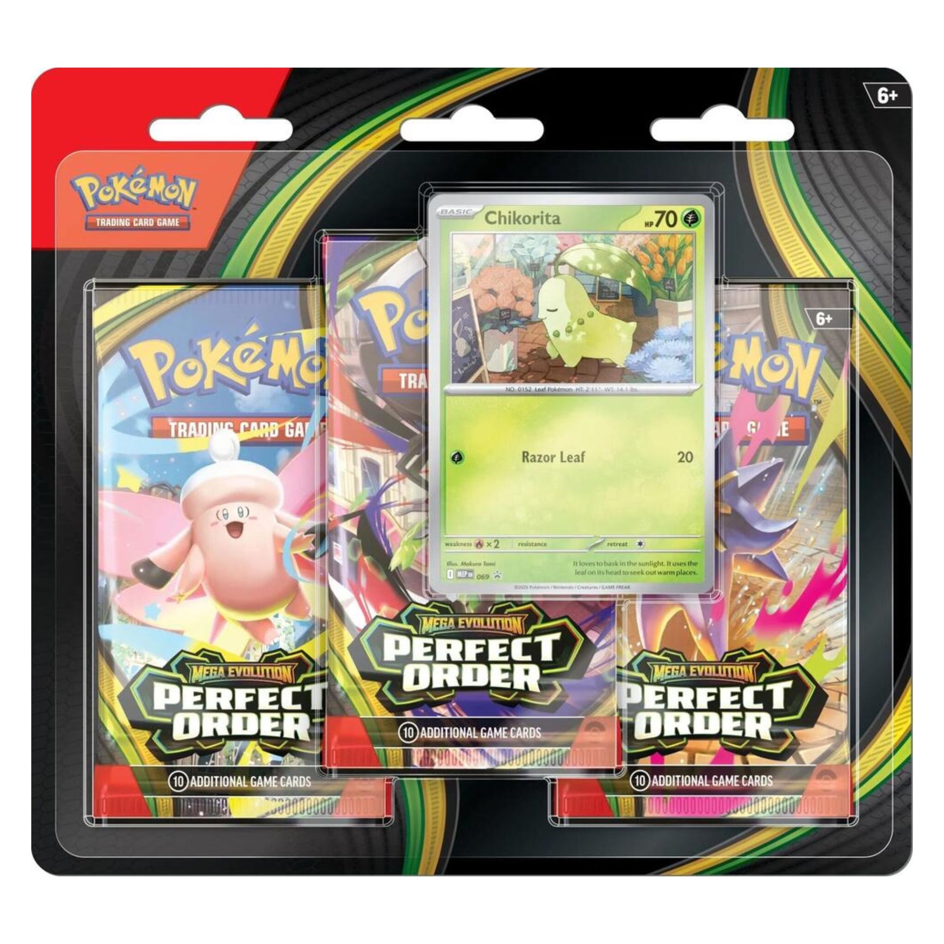 Pokemon Mega Evolution Perfect Order 3-Booster Blister – Trading Card Market