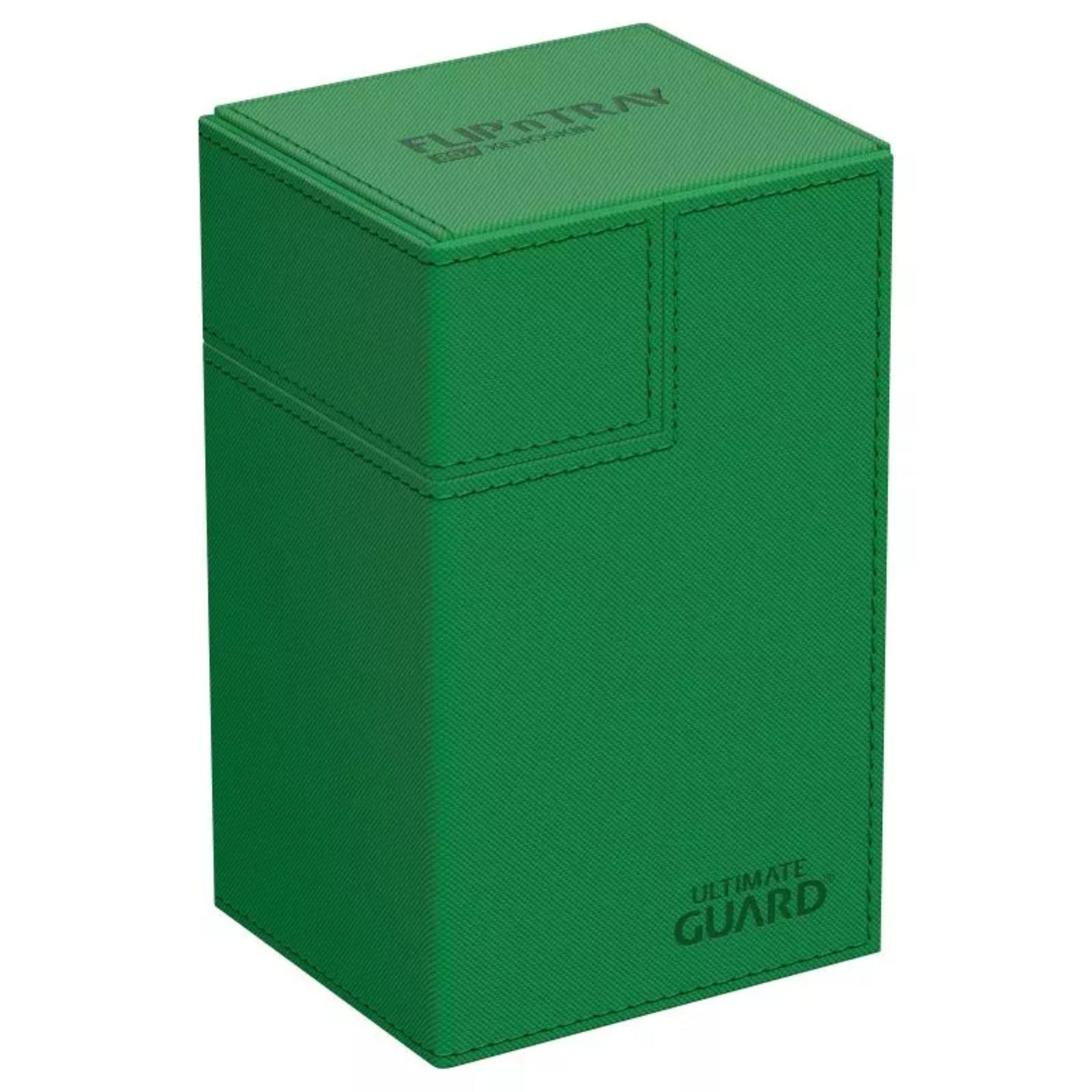 Ultimate Guard Flip n Tray 80+ Monocolor Green - Trading Card Market