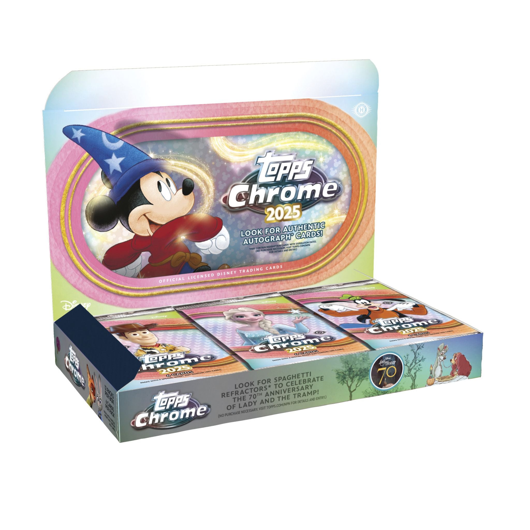 2025 Topps Chrome Disney Hobby Box – Trading Card Market