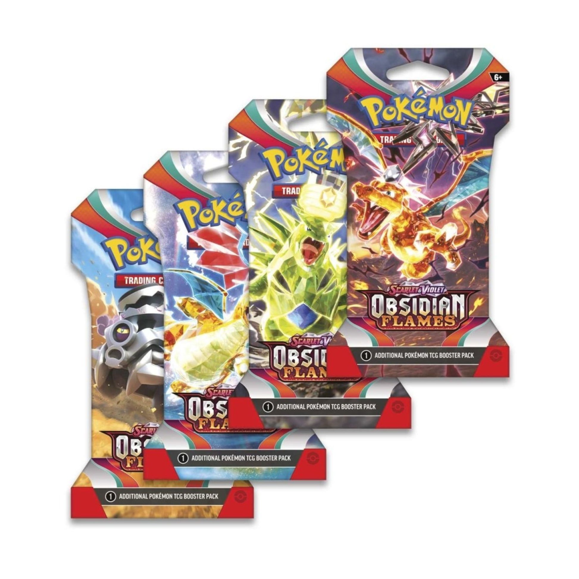 Pokemon Scarlet & Violet Obsidian Flames Sleeved Booster Pack Pokemon Scarlet & Violet Obsidian Flames Sleeved Booster Pack