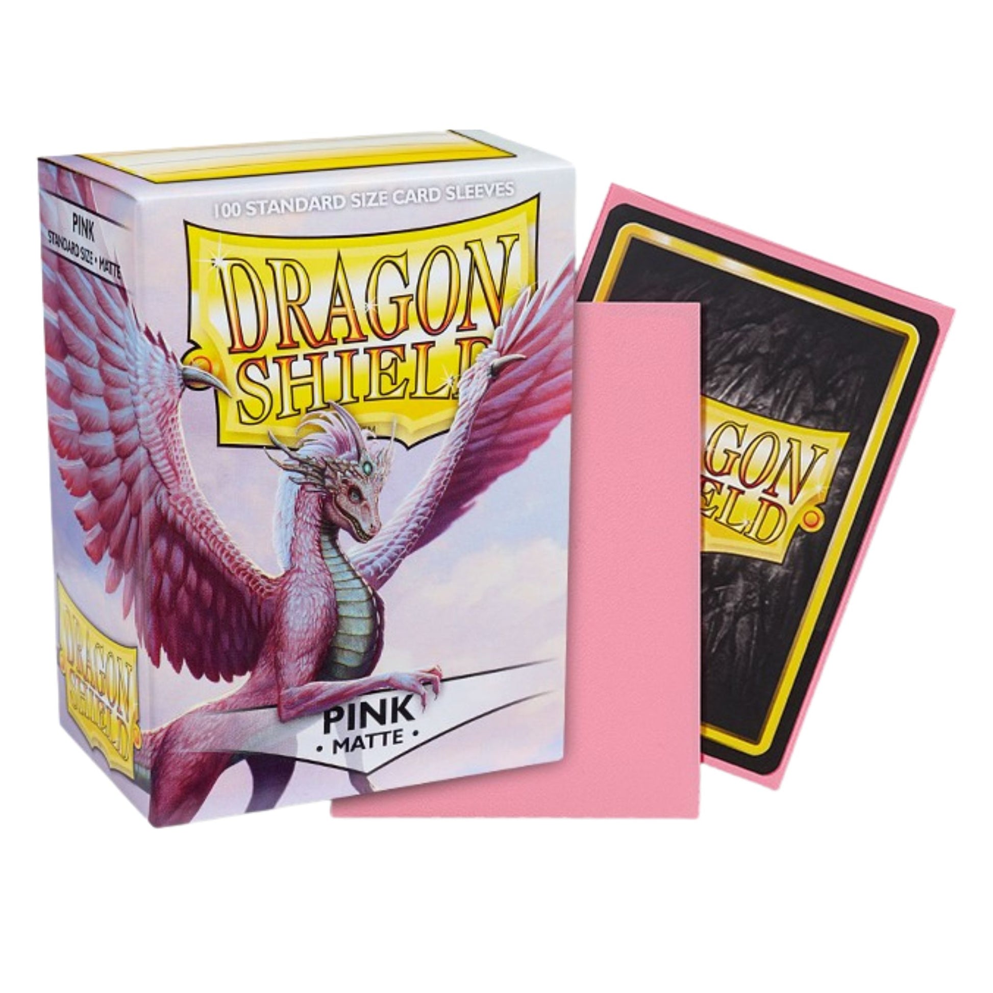 Dragon Shield Standard Matte Pink Sleeves - Trading Card Market