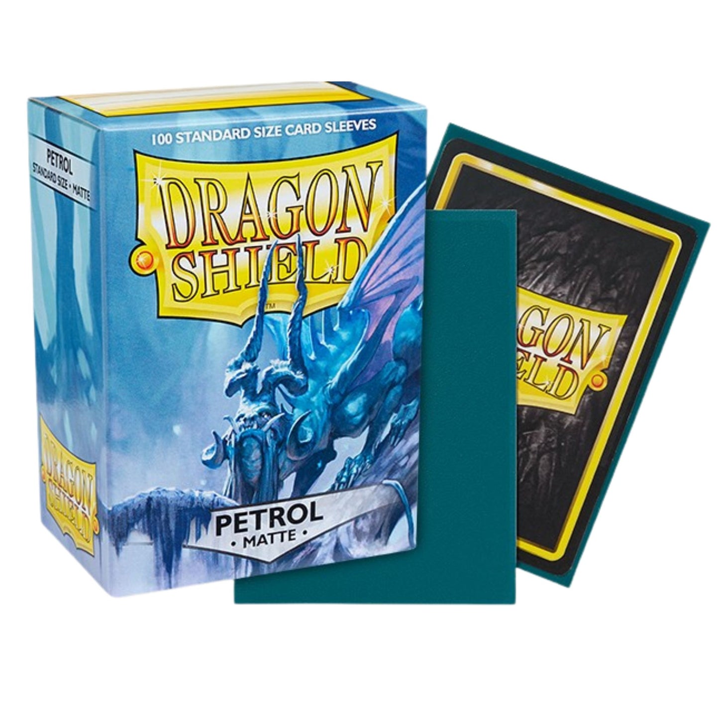 Dragon Shield Standard Matte Petrol Sleeves - Trading Card Market
