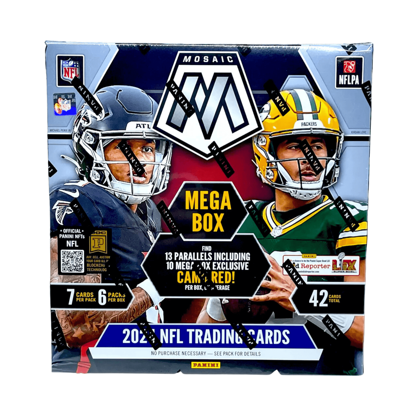 2024 Panini Mosaic Football Hobby Mega Box (Camo Red) - Trading Card Market