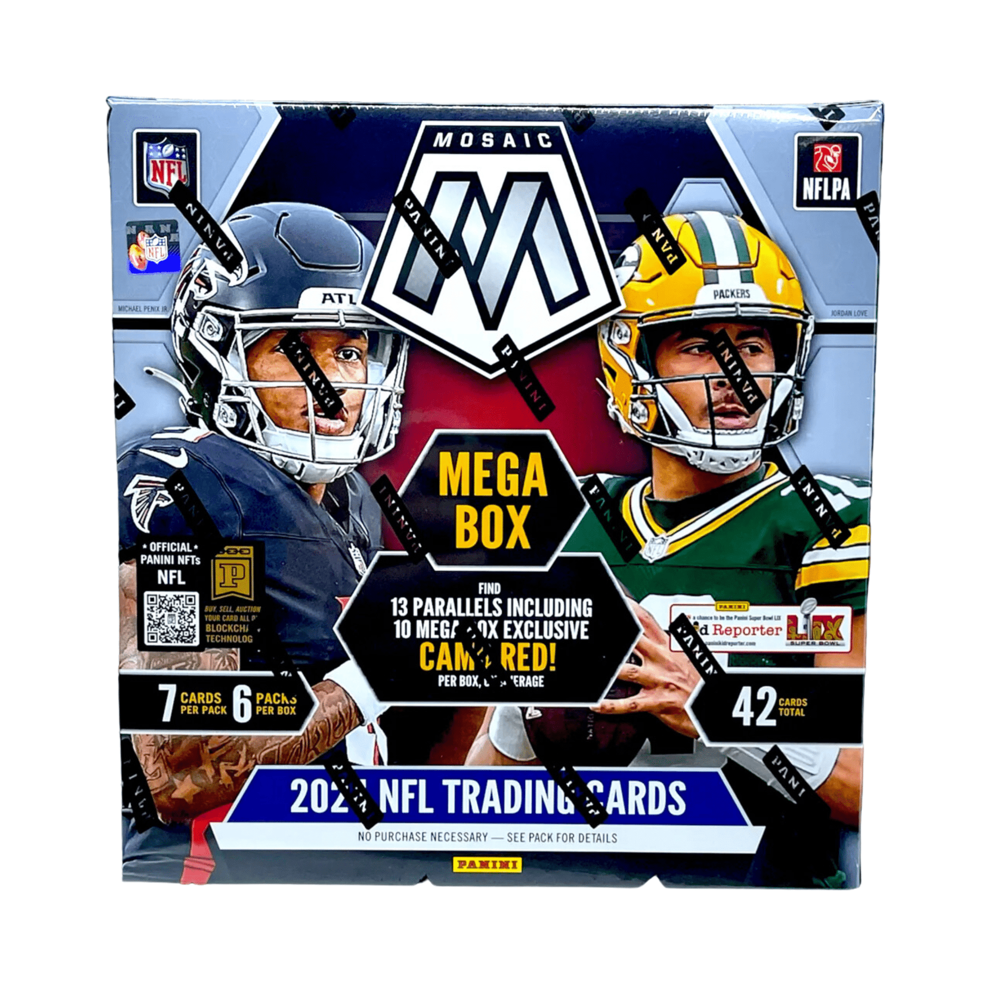 2024 Panini Mosaic Football Hobby Mega Box (Camo Red) - Trading Card Market