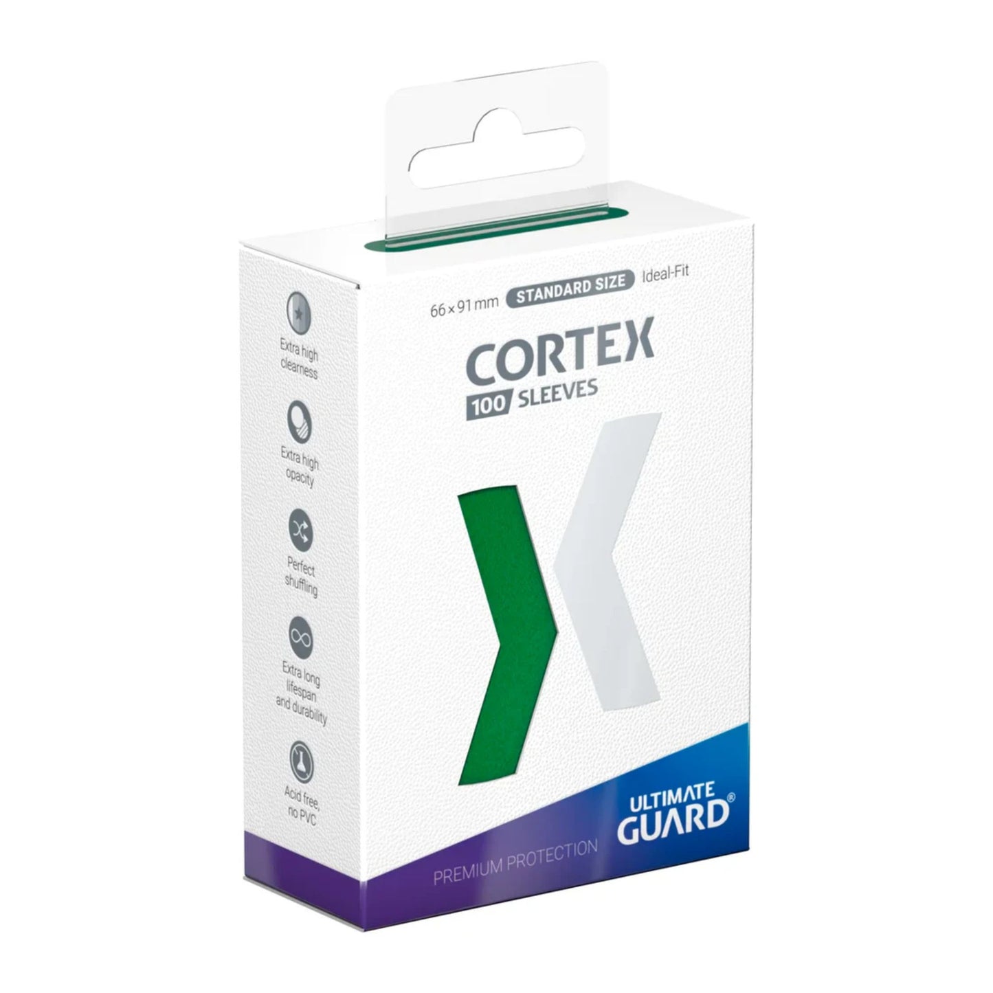 Ultimate Guard Cortex Japanese Size Glossy Green - Trading Card Market