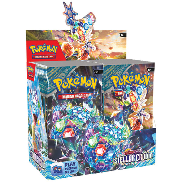 ポケモンカードゲーム Stellar Crown & Prismatic Evolutions Amazon.com: POKEMON TCG: Scarlet & Violet Stellar Crown BOOSTER