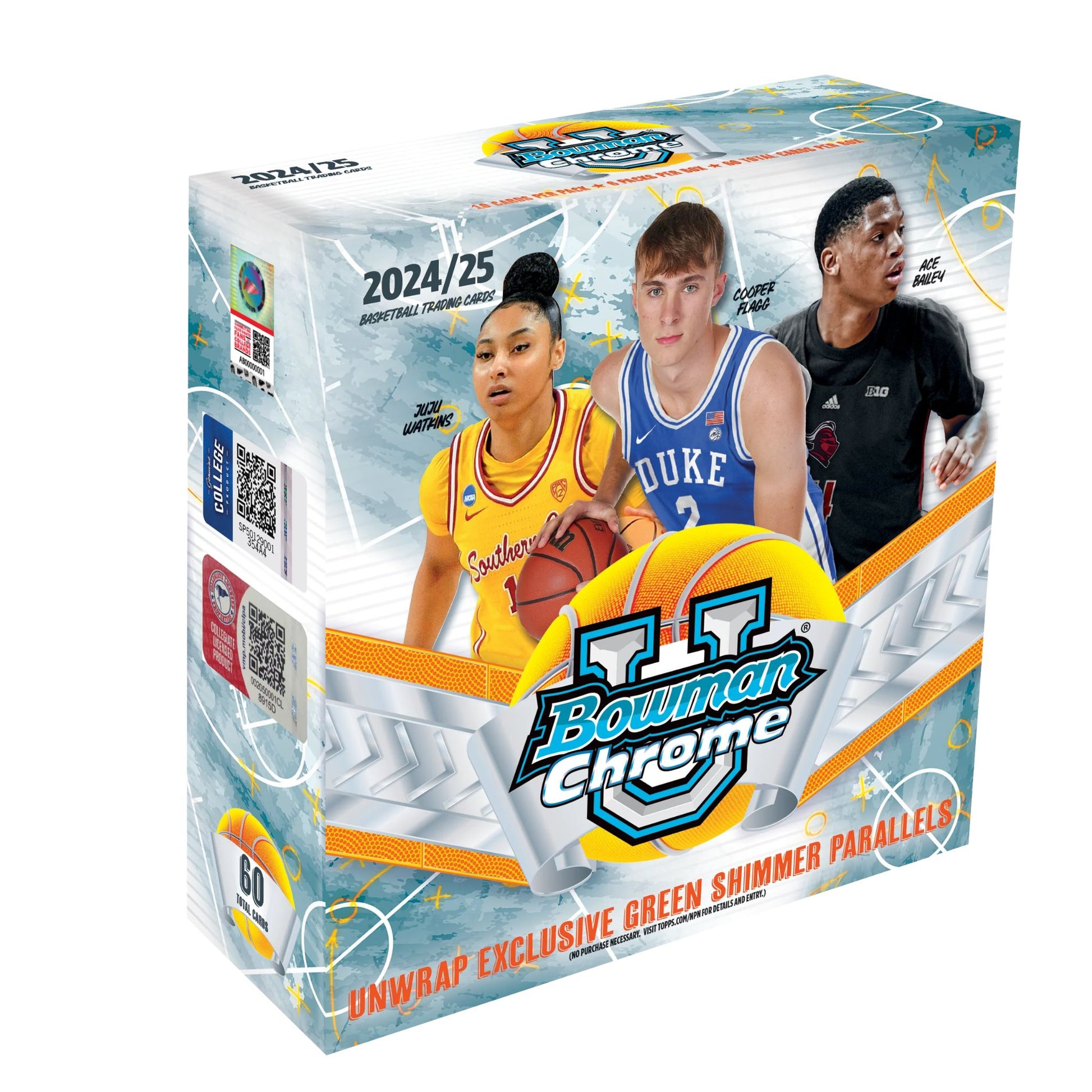 2024/25 Bowman Chrome University Basketball Mega Box - Trading Card Market