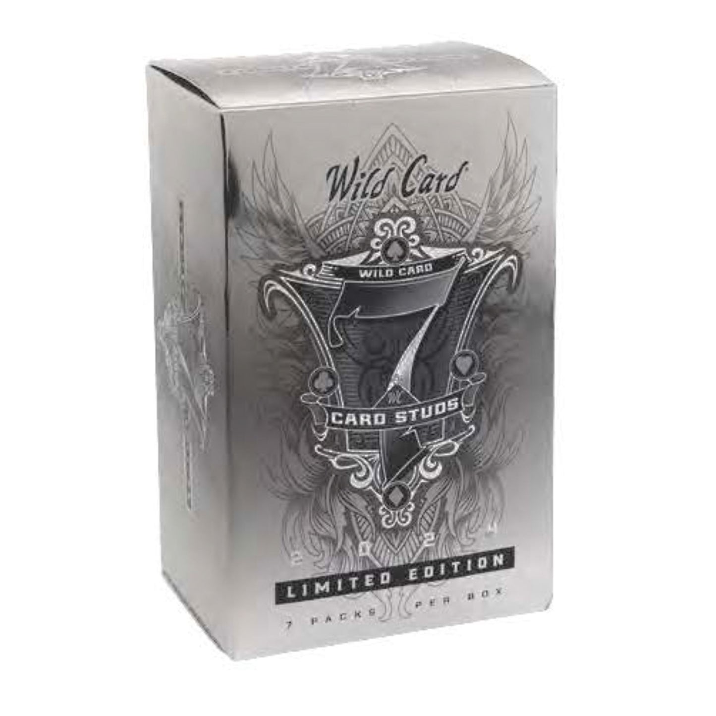 2024 Wild Card 7 Card Studs Metal High Stakes Edition Football Hobby Box (Back - to - School Sale) - Trading Card Market