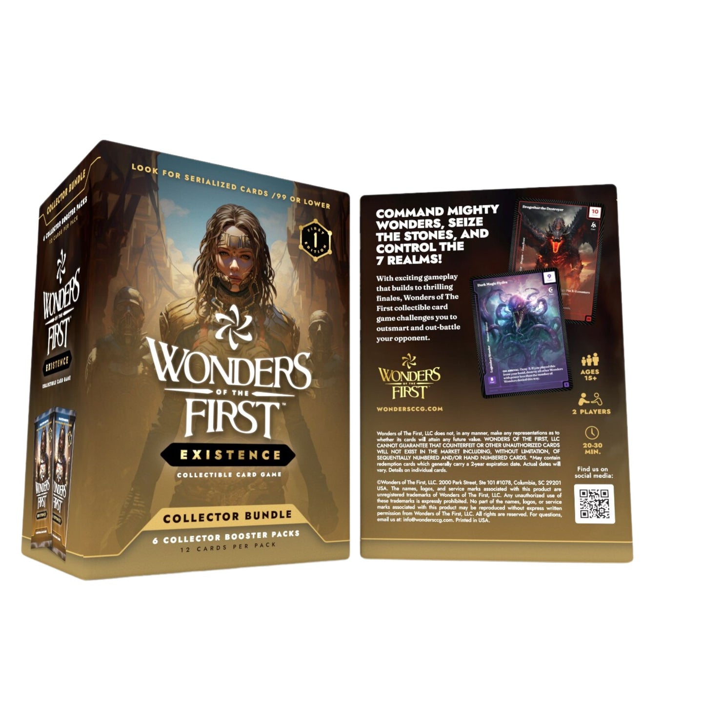 Wonders of the First Existence Set 1st Edition Collector Bundle – Trading  Card Market