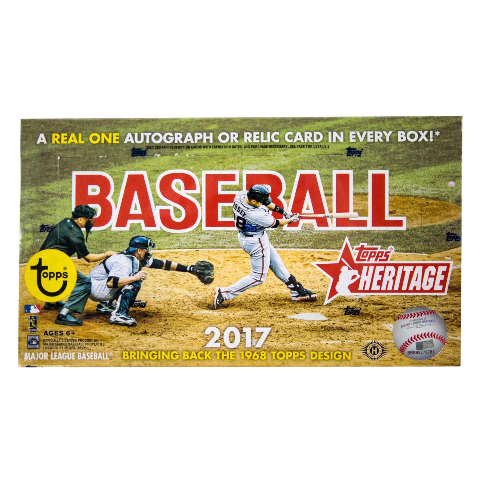 2017 Topps Heritage Baseball Hobby Box - Trading Card Market