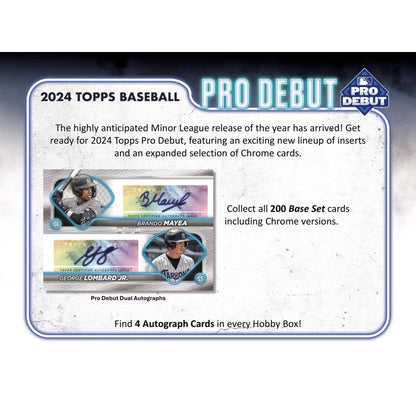 2024 Topps Pro Debut Baseball Hobby Box