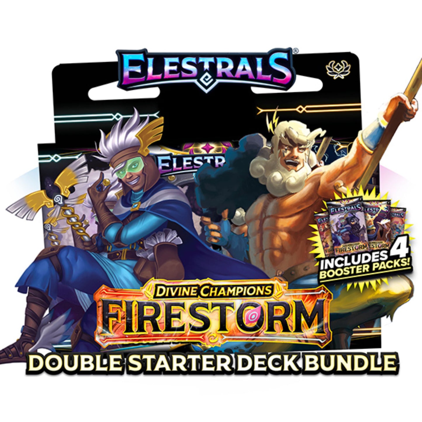 Elestrals Firestorm Double Starter Deck Bundle Hermes vs. Zeus - Trading Card Market