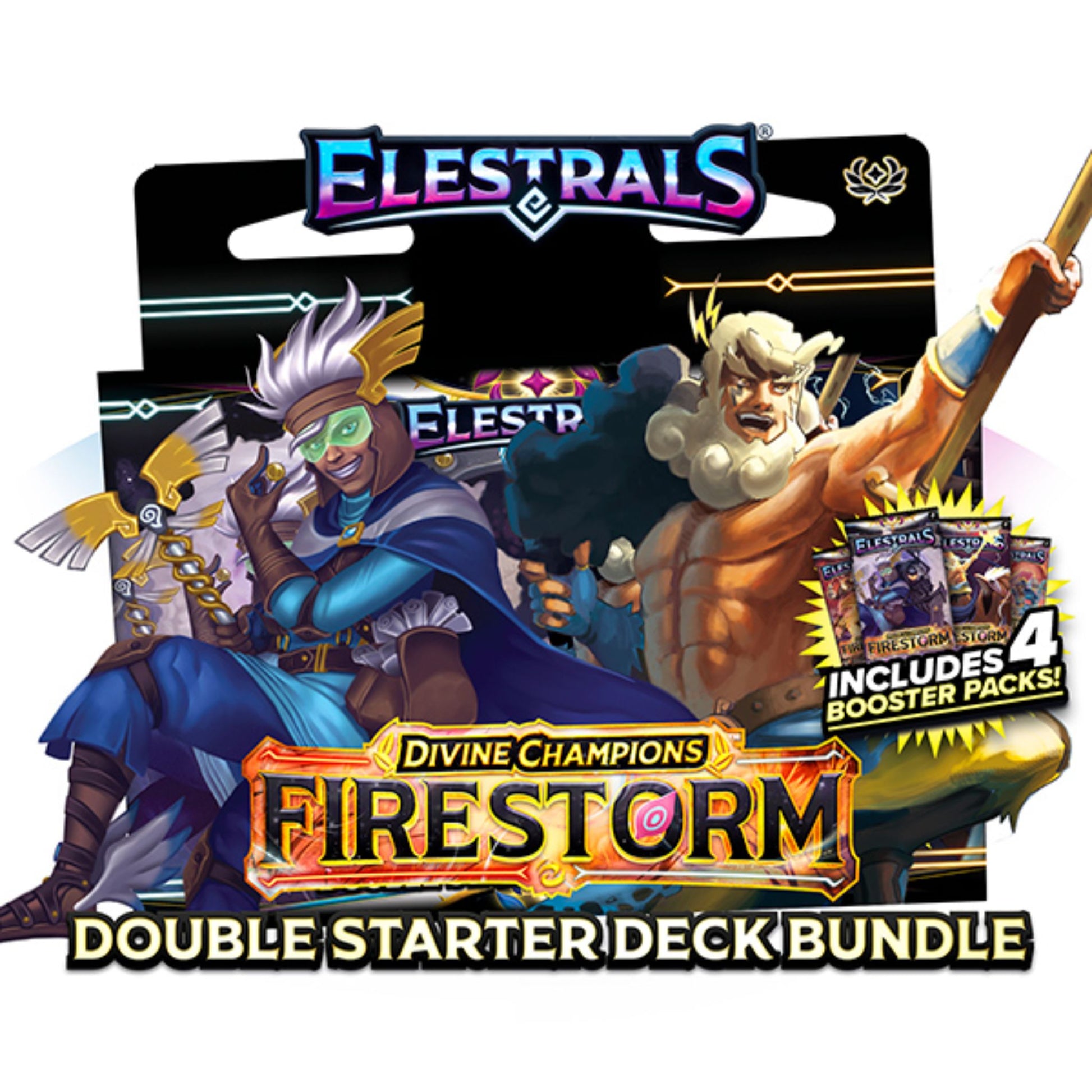 Elestrals Firestorm Double Starter Deck Bundle Hermes vs. Zeus - Trading Card Market
