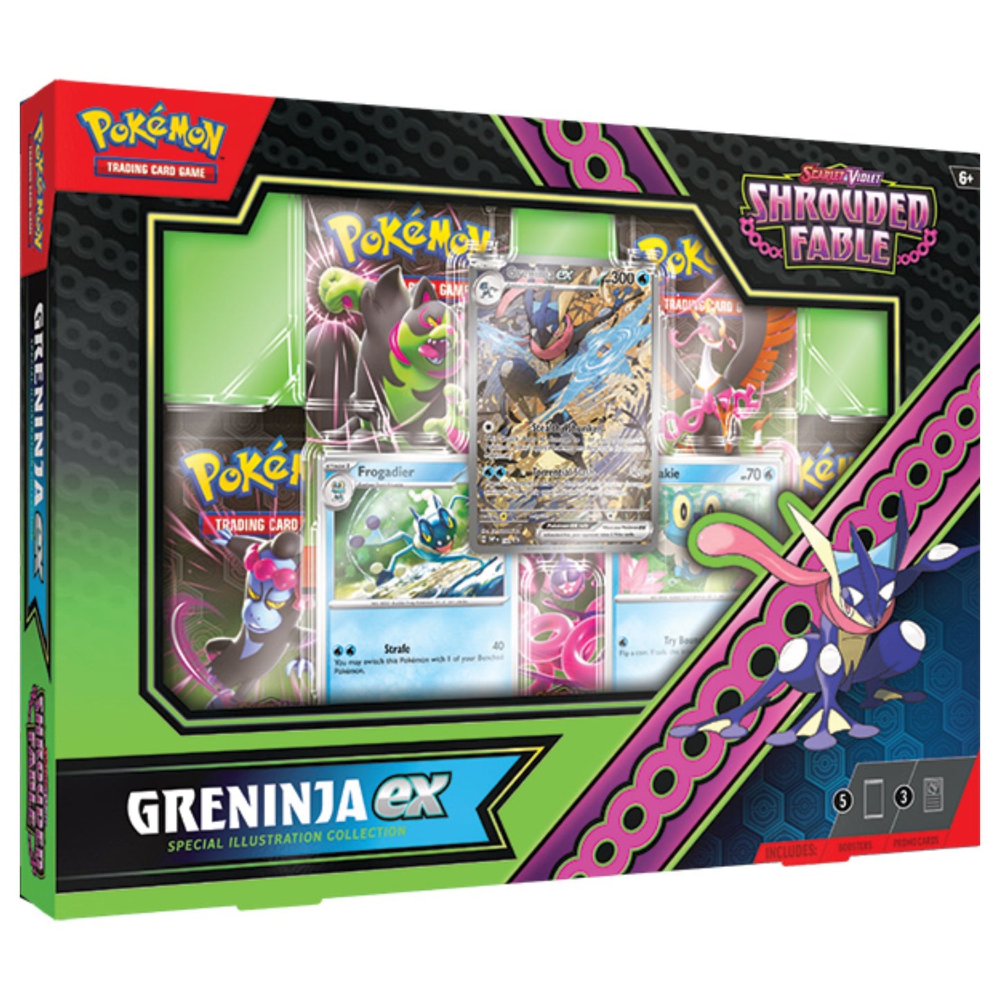 Pokemon Scarlet & Violet Shrouded Fable Special Illustration Collection (Greninja Ex)