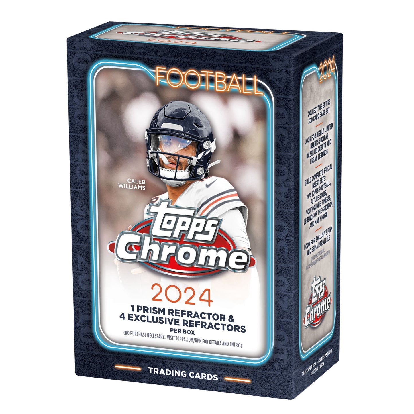2024 Topps Chrome Football Blaster Box - Trading Card Market